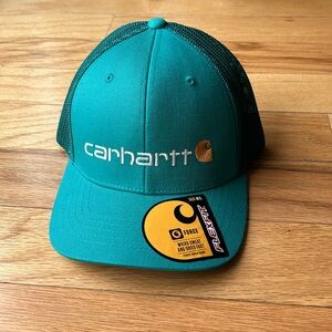 Teal Men’s Carhartt Logo Mesh Back M-L Cap